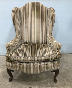 Queen Anne Style JcPenny Wing Back Chair