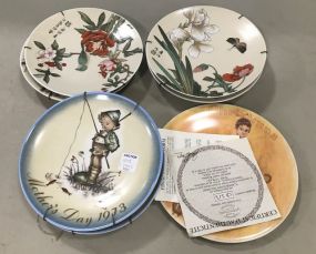 Two Hummel Mother's Day Plates, Bavaria Oriental Hanging Plates