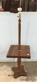 Vintage Pine Lamp Stand