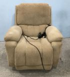 Tan Upholstered Laz Boy Lift Chair