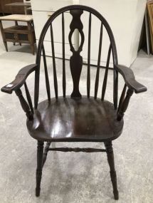 Mahogany Windsor Style Arm Chair
