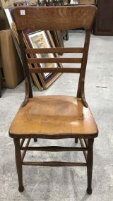 Oak Slat Back Chair