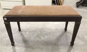 Mahogany French Style Piano Bench