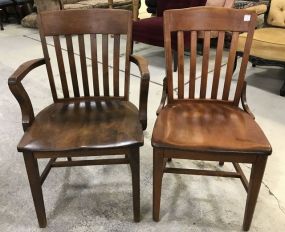 Two Mahogany Arm Chair and Side Chair