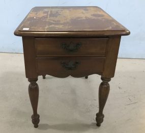 Early American Style Lamp Table