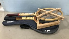 Vintage Wilson Tennis Rackets