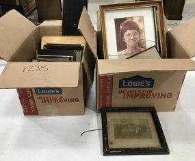 Two Box Lot of Picture Frames