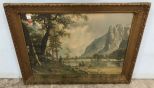 Vintage Landscape Print