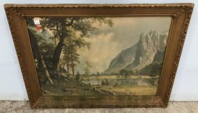 Vintage Landscape Print