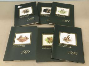 Six Calender Book with a Collection of Wildlife Prints by James Lockhart