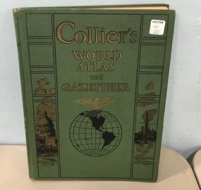 Collier's World Atlas and Gazetteer Book