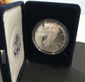 1998 Silver American Eagle One Dollar Coin