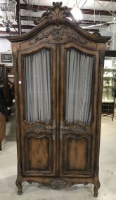 Antique Reproduction French Double Armoire