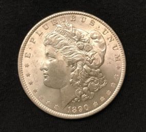 1890 Morgan Silver Dollar