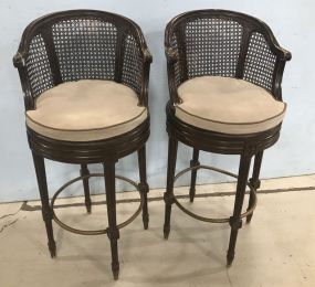 Pair of French Provincial Style Bar Stools