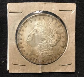 1921 Morgan Silver Dollar