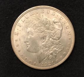 1921 Morgan Silver Dollar