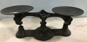 Black Cast Iron Balance Scale