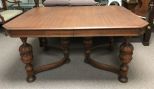 Depression Era Walnut Dining Table