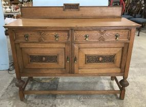 Antique English Oak Buffet