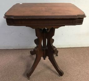 Vintage Victorian Style Parlor Lamp Table