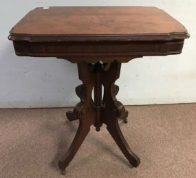 Vintage Victorian Style Parlor Lamp Table