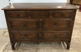 Vintage Oak English Style Dresser