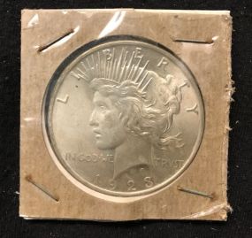 1923 Peace Liberty Silver Dollar