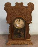 Vintage Oak Sessions Mantle Clock