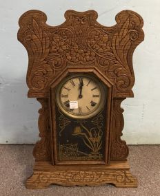 Vintage Oak Sessions Mantle Clock