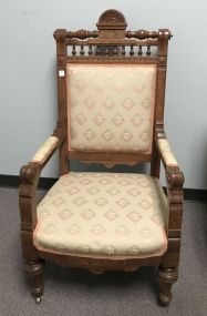 Eastlake Victorian Parlor Arm Chair