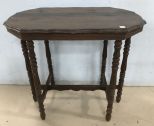 Vintage Mahogany Parlor Lamp table