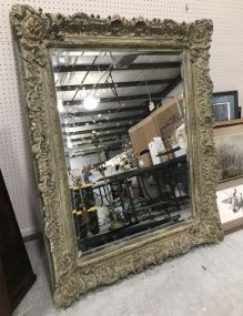 Modern Ornate Large Beveled Wall Mirror