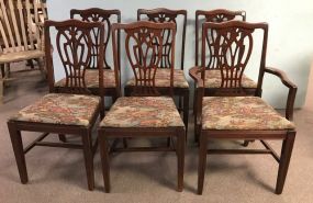 Six Sheraton Style Dining Chairs
