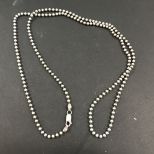 Italy .925 Beaded Necklace