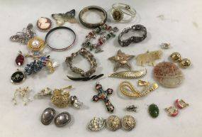 Group of Costume Jewelry Pieces