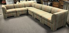 Vintage Upholstered Sectional Sofa