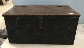 Primitive Hand Made Storage Trunk