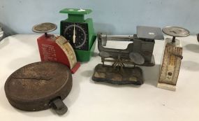 Collection of Vintage Weighting Scales