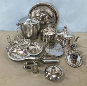 Group of Silver Plate Serving Pieces