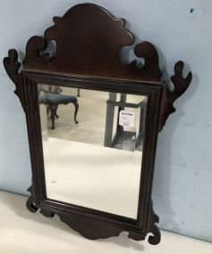 Bombay Cherry Chippendale Style Small Wall Mirror