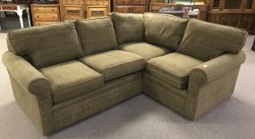 Rowe Furniture Brown Upholstery Sectional Sofa