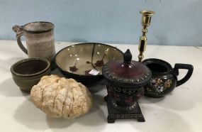 Assorted Collection of Pottery and Decor