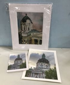 Mendenhall Courthouse Dome 2012 Lithograph Signed