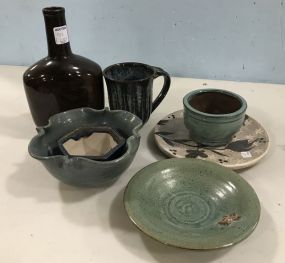 Group of Stoneware Pottery