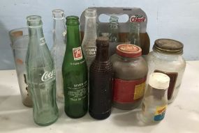 Group of Collectible Glass Bottles