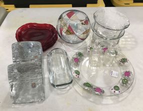 Group of Decorative Glassware