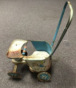 Vintage Child's Metal Push Toy