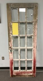 Vintage Age Distressed Wood Door