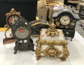 Decorative Trinket Boxes and Clocks